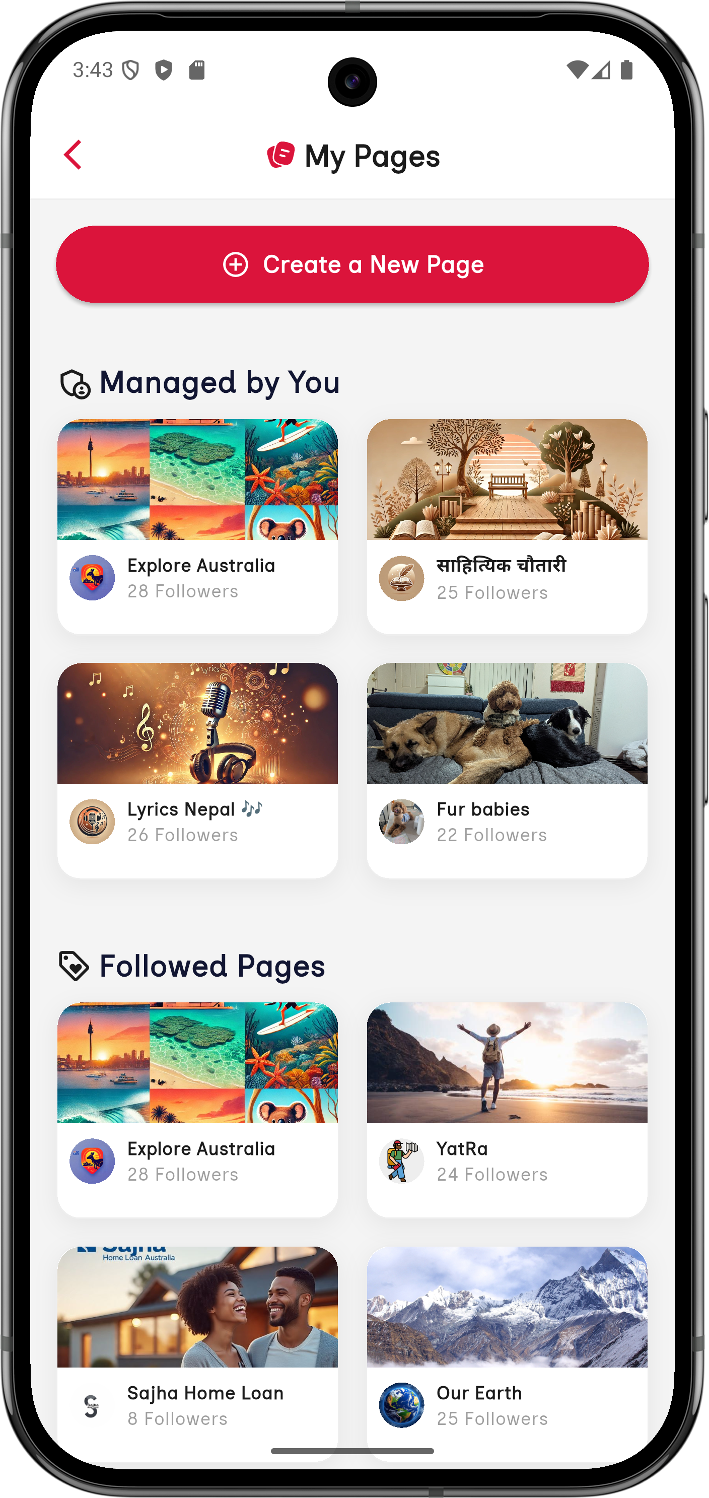 Pages directory